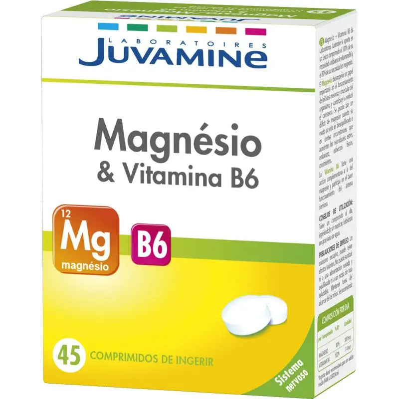 Juvamine Magnesio Vitamina B6 , 45 comprimidos