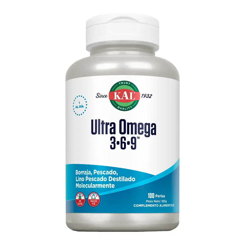 Solaray Ultra Omega 3 6 9 100 Perlas