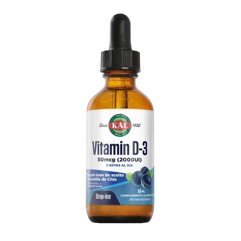 Solaray Vitamina D3 Gotas 53 ml