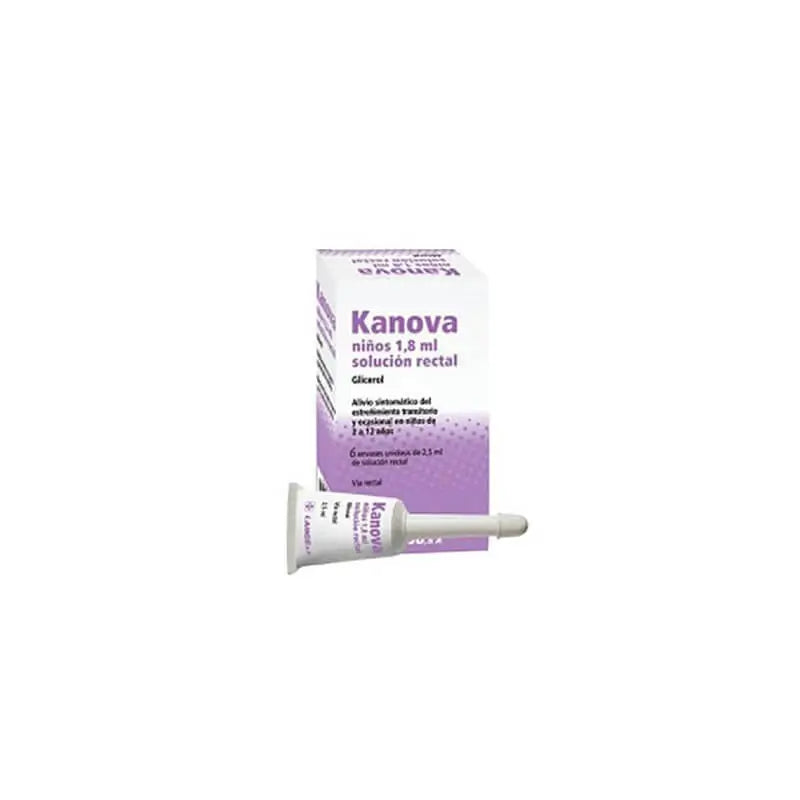 Lainco Kanova Niños 1.8 ml Solucion Rectal 6 Enemas x 2.5 ml