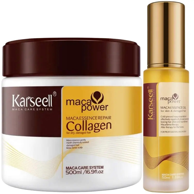 Karseell Pack Mascarilla Y Aceite Capilar , 550 ml