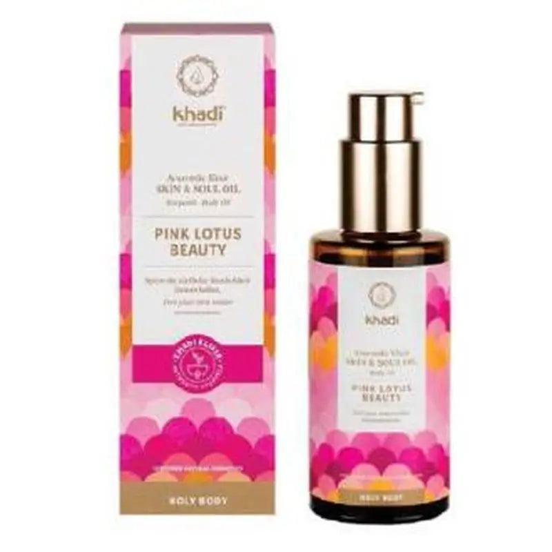 Khadi Aceite Elixir Ayurveda Loto Rosado Equilibrio 100M