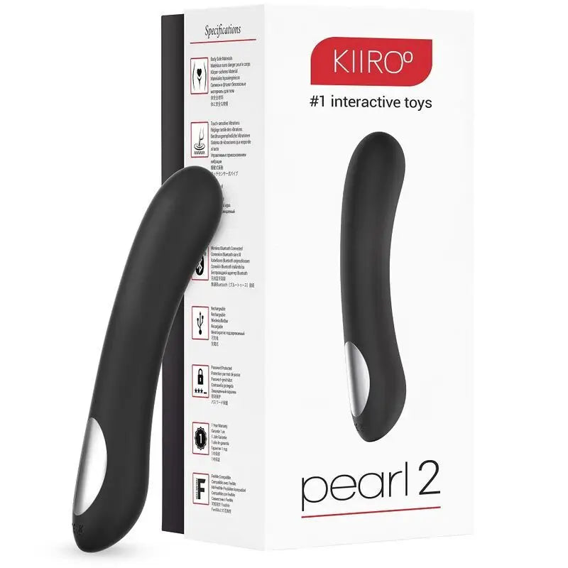 Kiiroo Pearl 2 Teledildonic Vibrador Punto G Avanzado Negro