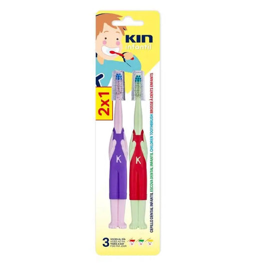 KIN Cepillo KIN Infantil 2X1