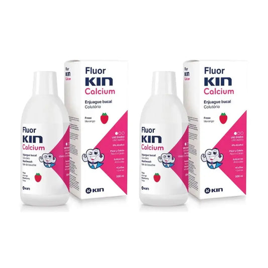 Kin Fluorkin Calcium Enjuague Pack 2 x 500 ml