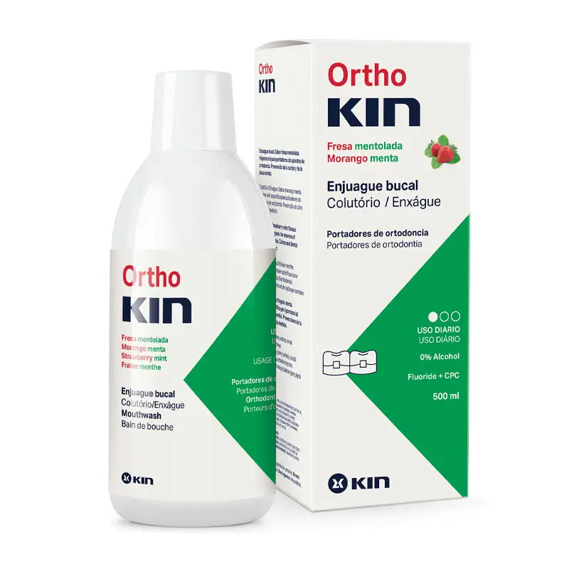 KIN Orthokin Fresa/Mentol Enjuague 500 ml