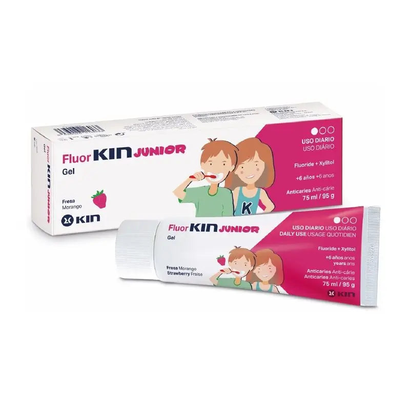 KIN FluorKIN Junior Gel Fresa 75 ml