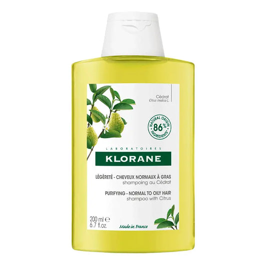 Klorane Champú A La Cidra Para Cabello Graso 200 Ml