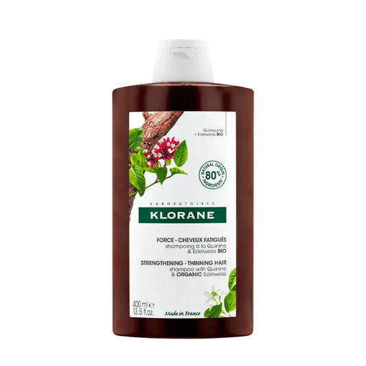 Klorane Champú a la Quinina y Edelweis Bio 400 ml