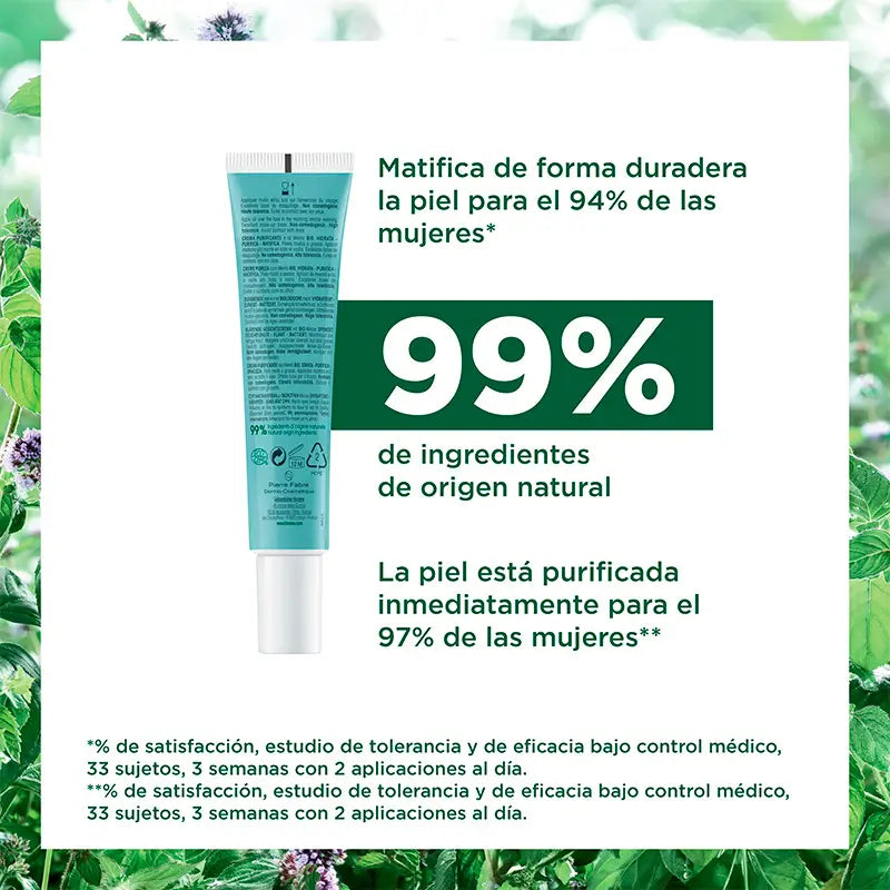 Klorane Crema Purificante a la Menta Acuática Bio 40 gr