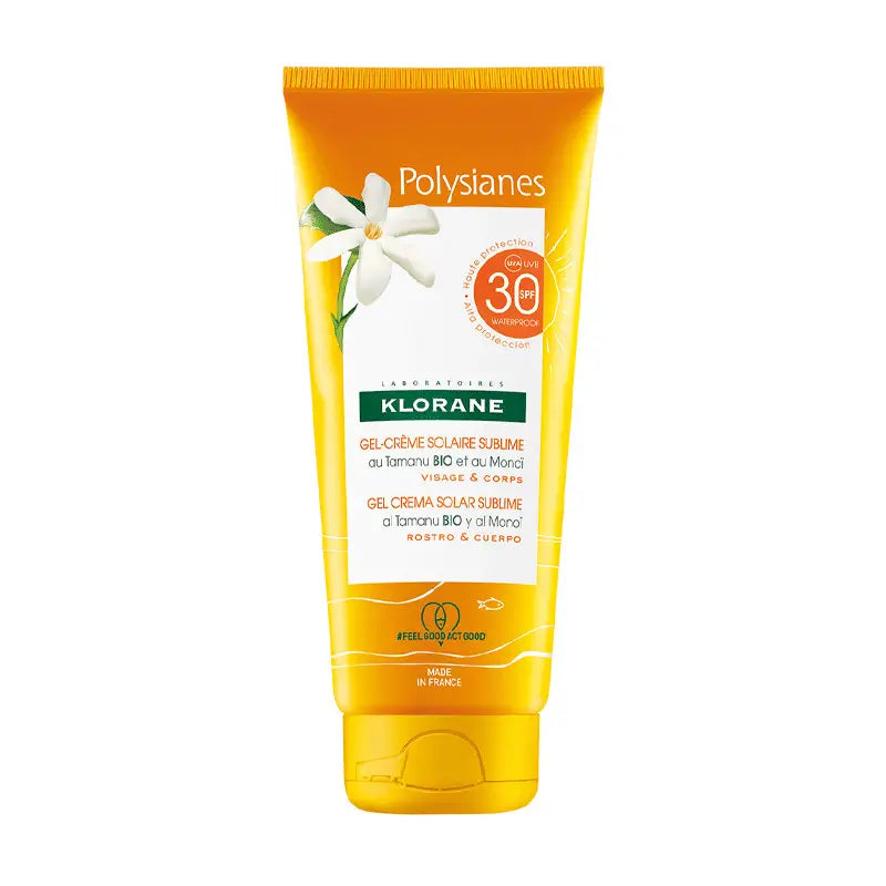 Klorane Polysianes Gel-Crema Solar Sublime SPF 30 Bio 200 ml