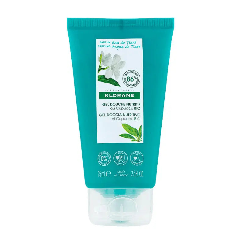 Klorane Gel de Ducha Agua de Tiaré 75 ml