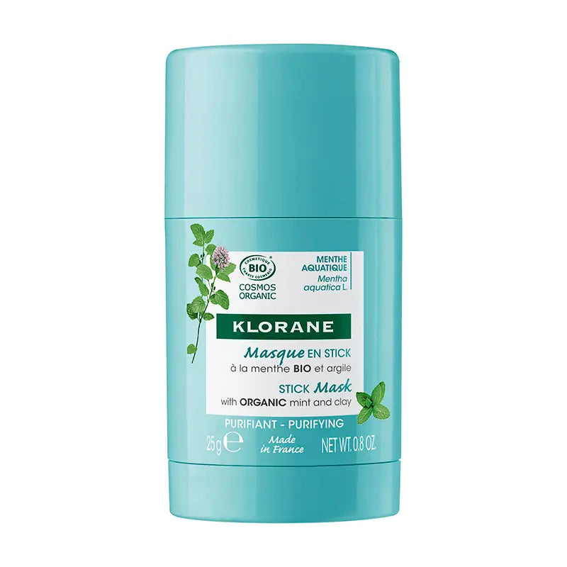 Klorane Mascarilla En Stick a la Menta Acuática Bio y Arcilla 25 gr