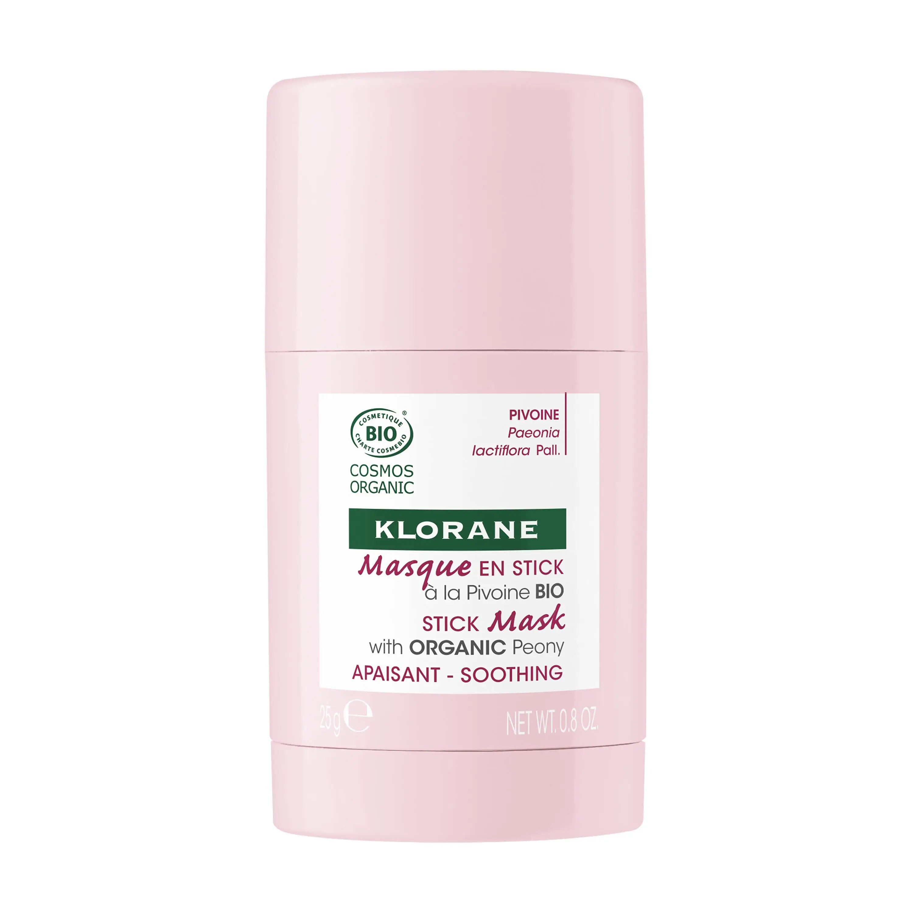 Klorane Stick Mascarilla Con Peonía Bio - Pieles Sensibles, 25 gr