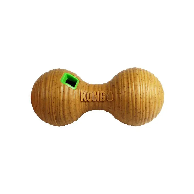 Kong Bamboo Mancuerna Dispensador De Alimentacion