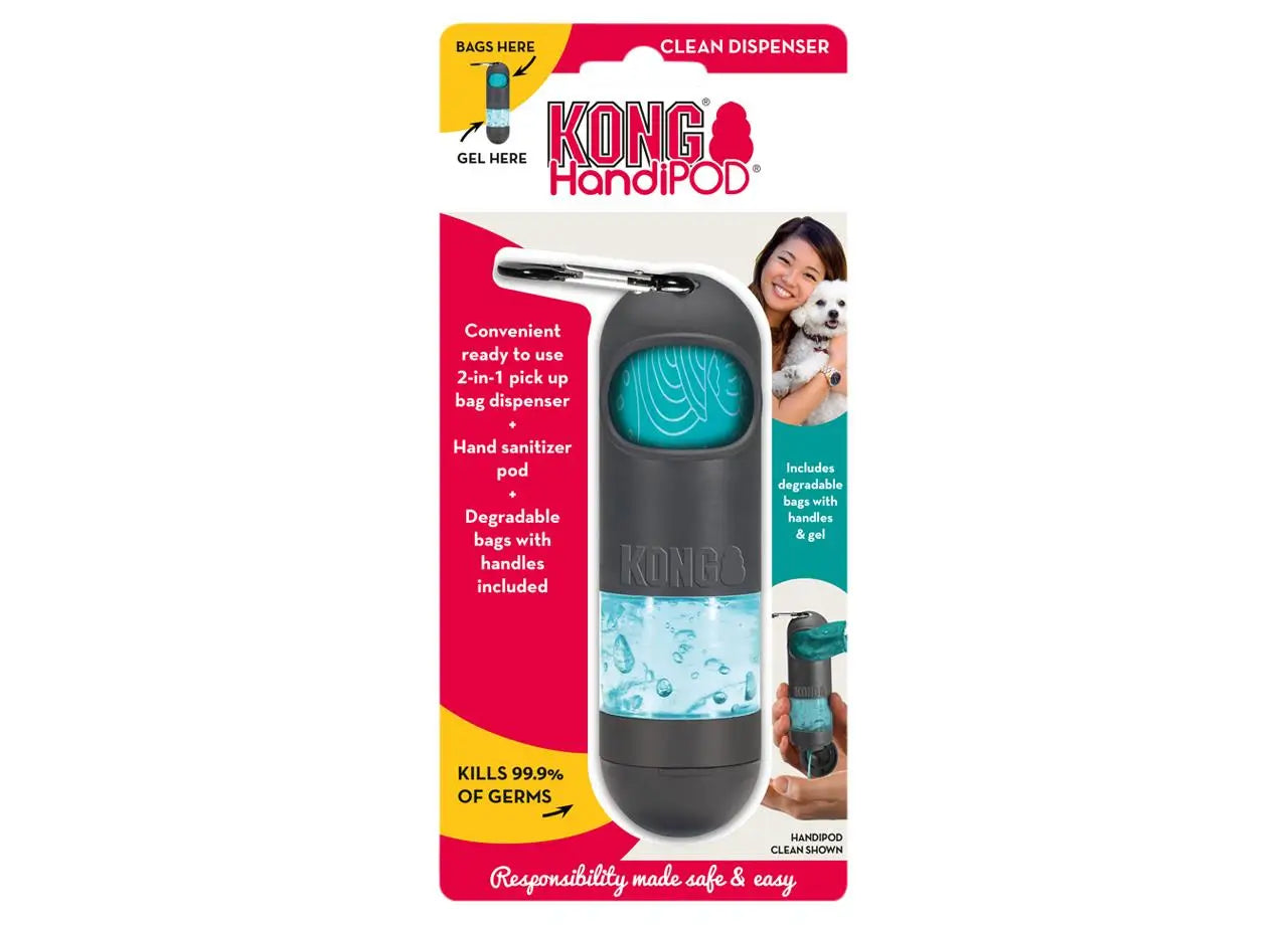 Kong Mini Dispensador Con Gel Y Bolsas