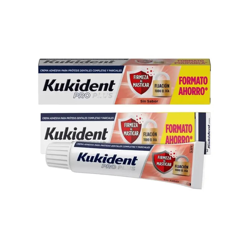 Kukident Duplo Pro Plus Firmeza Al Masticar,  2 X 57 Gr