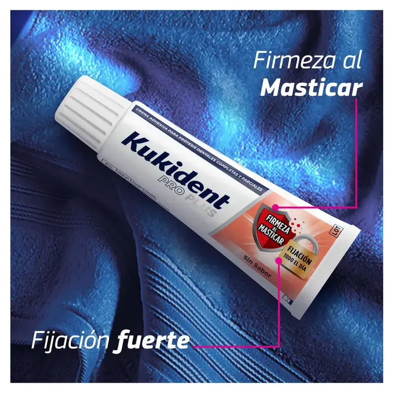 Kukident Duplo Pro Plus Firmeza Al Masticar,  2 X 57 Gr