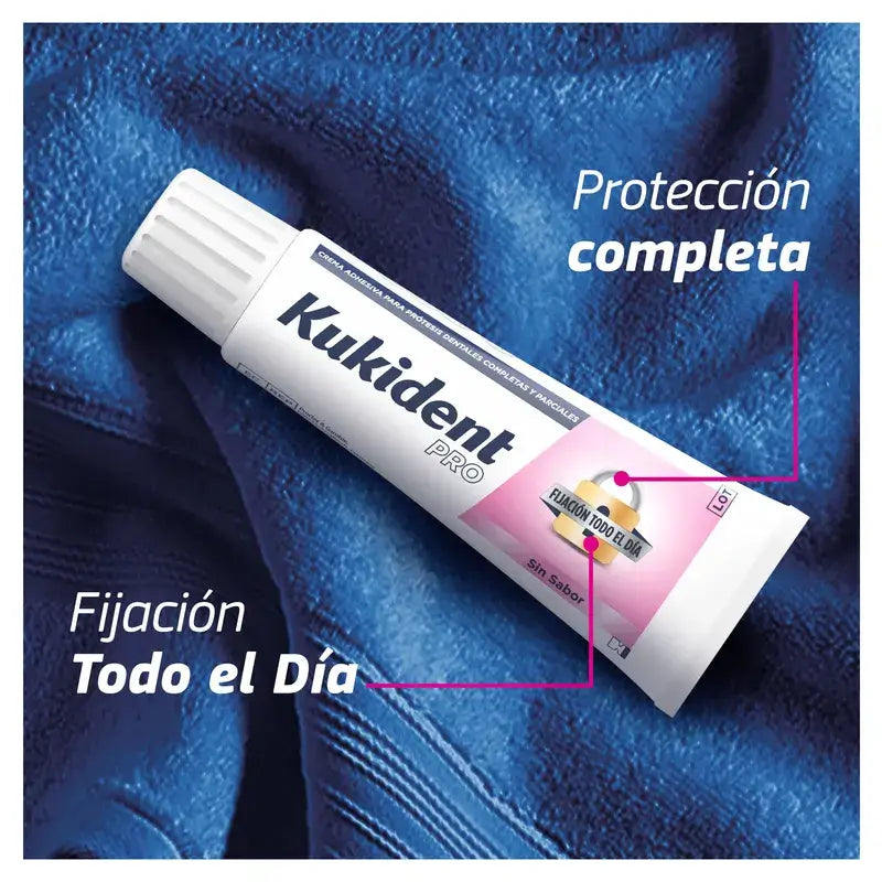 Kukident Pro Complete Crema Adhesiva Para Prótesis Dentales, Neutro 70 G