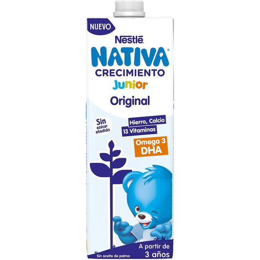 Nestlé Nativa Junior Crecimiento Original 3 Años, 1L