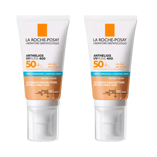 La Roche Posay Duplo  Anthelios Crema Color Spf 50+ Piel Sensible, 2 X 50 Ml