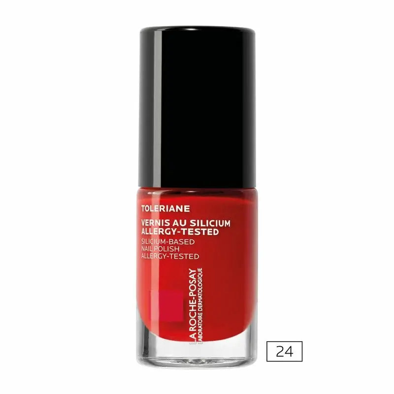 La Roche Posay  Silicium Laca De Uñas Fortalecedora Y Protectora Solar 24 Rouge Par