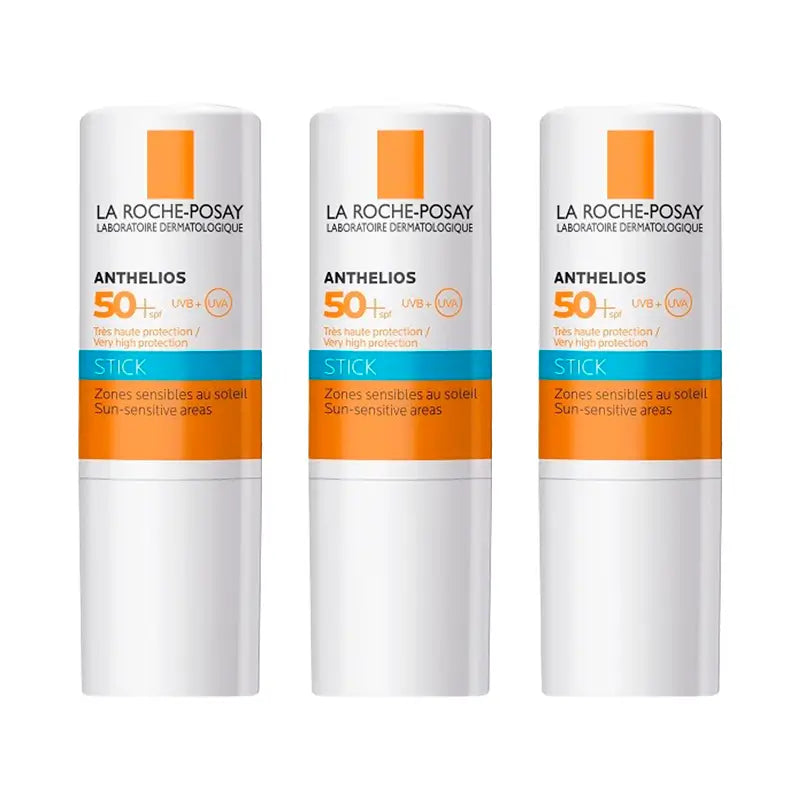 La Roche Posay Triplo Anthelios Stick Spf50+ Zonas Sensibles, 3 X 7 Gr