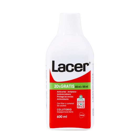 Lacer Colutorio 500 ml (+100 ml Gratis)