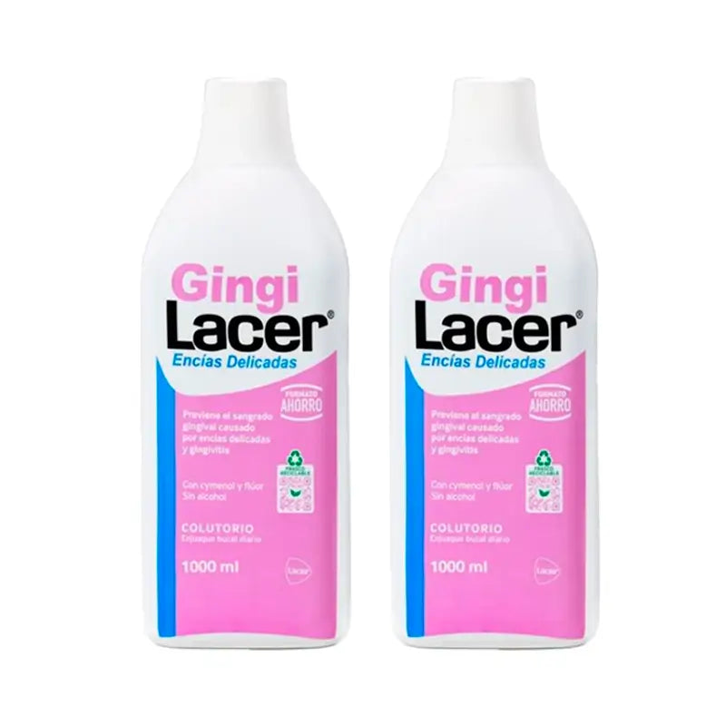 Lacer Duplo Gingilacer Colutorio, 2 x 1000 Ml