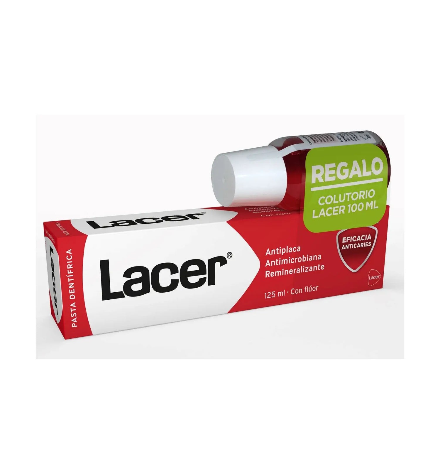 Lacer Kit 2 Pastas Dentífricas 125 Ml + Colutorio Lacer 200 Ml