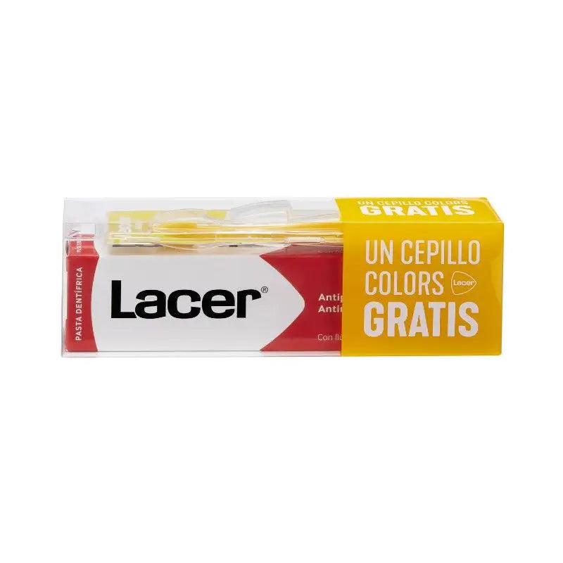 Lacer Pasta Dentrifica  125 Ml + Cepillo Colors