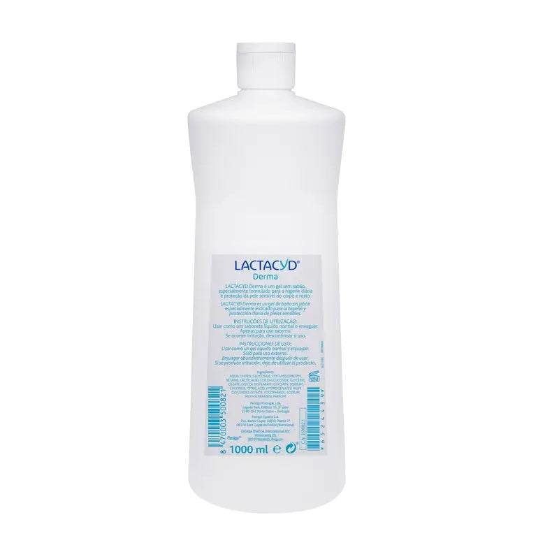 Lactacyd Derma Gel de Baño Hipoalergénico 1 L