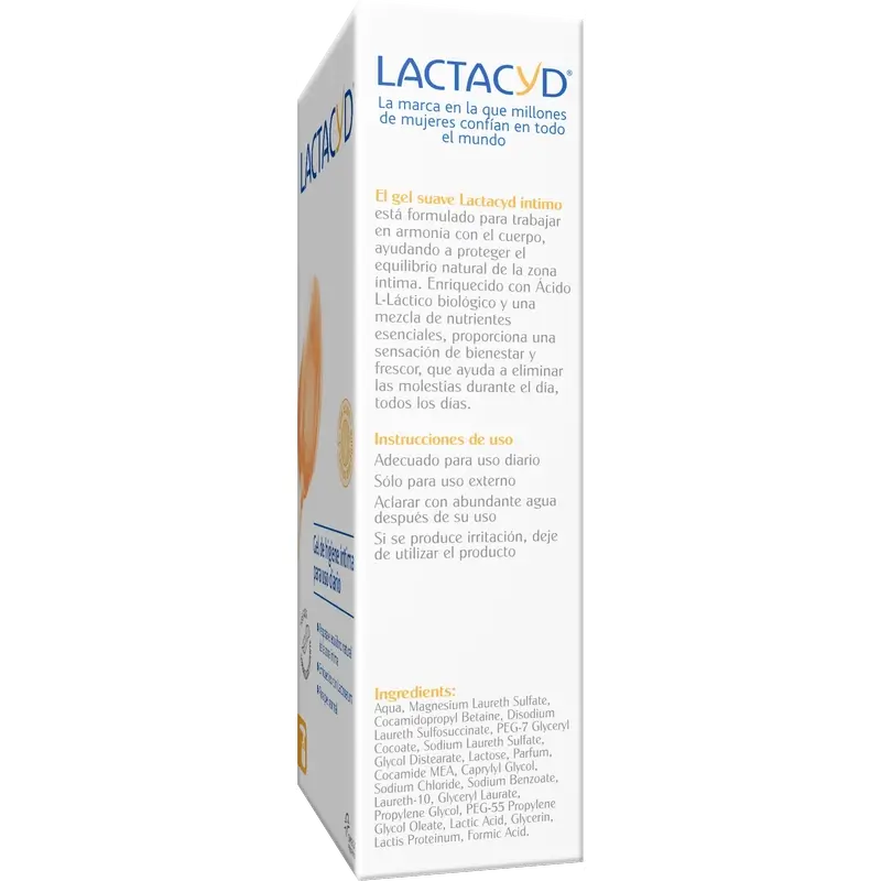 Lactacyd Gel Higiene Íntima Uso Diario 200 ml