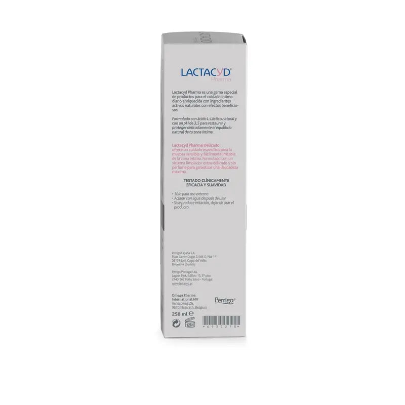 Lactacyd Pharma Higiene Íntima Delicado 250 ml