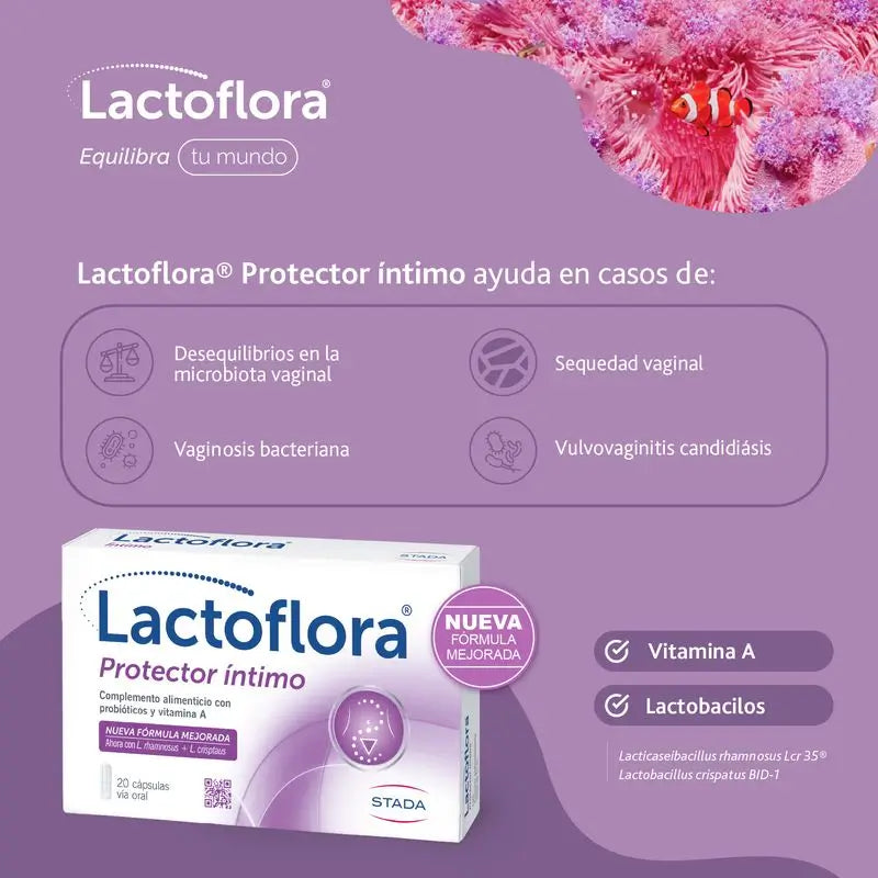 Lactoflora Protector Intimo 20 Cápsulas