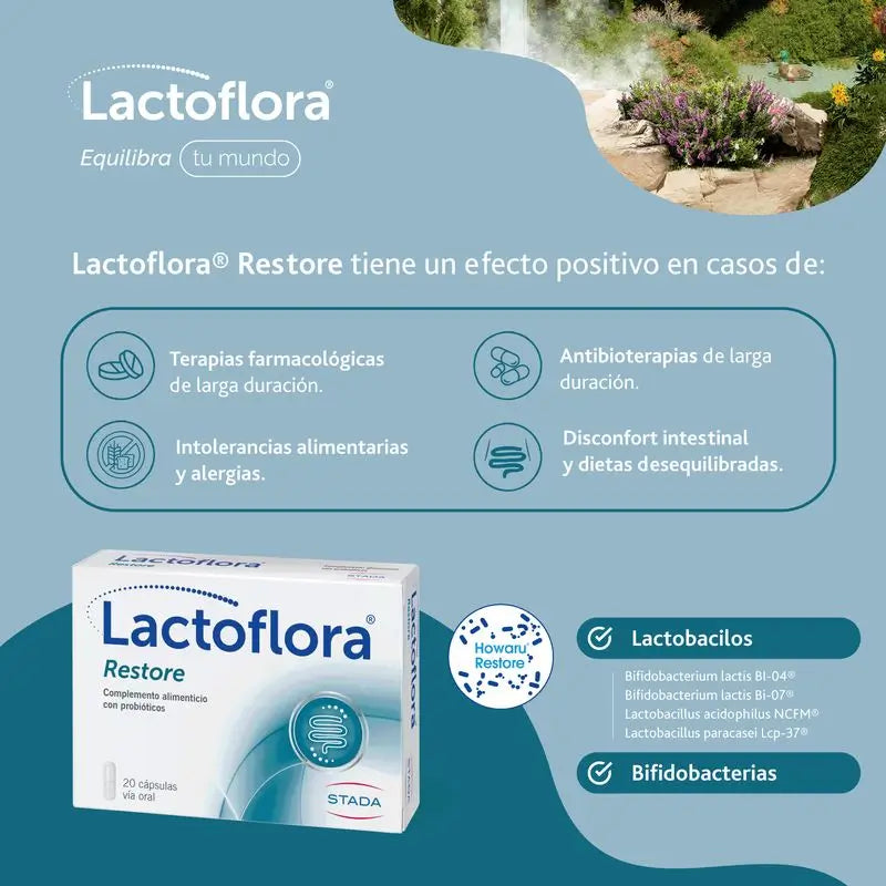 Lactoflora Restore 20 cápsulas