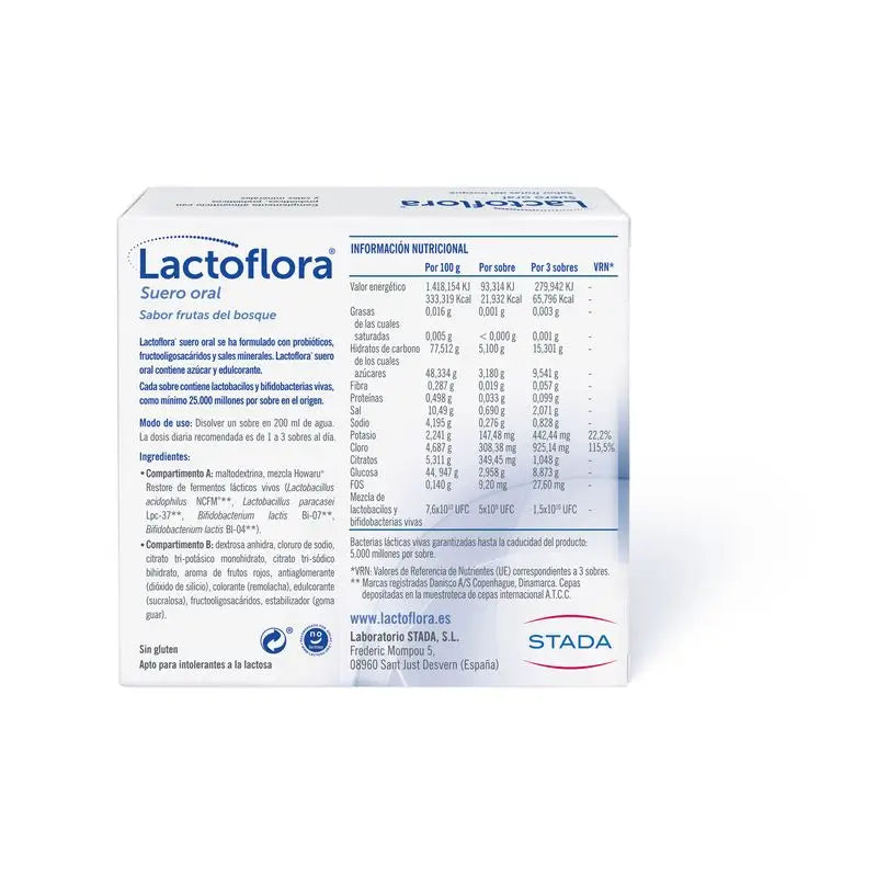 Lactoflora Suero Oral, 6 Sobres