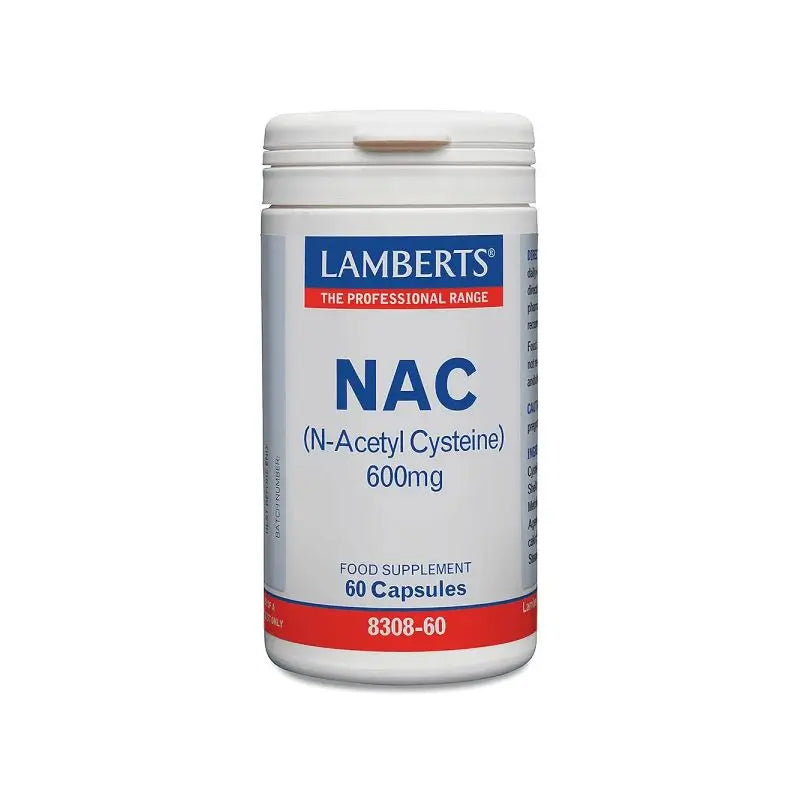 Lamberts Nac (N-Acetil Cisteina) 600Mg, 60 Tabs