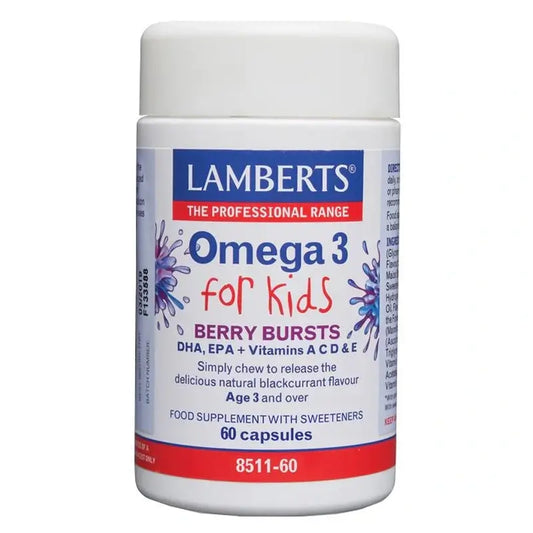 Lamberts Omega 3 Para Niños, 60 cápsulas