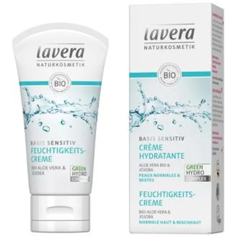 Lavera Basis Sensitiv Crema Hidratante 50Ml. Bio 