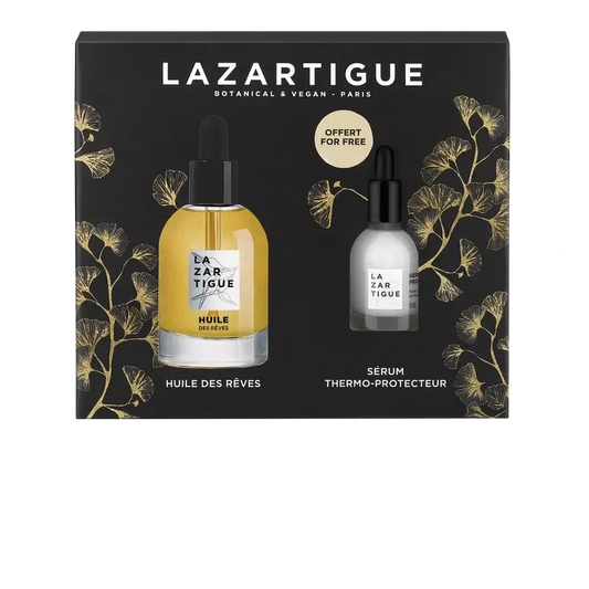 Lazartigue Set Navidad Aceite Seco Nutritivo + Serum Termoprotector , 2 unidades