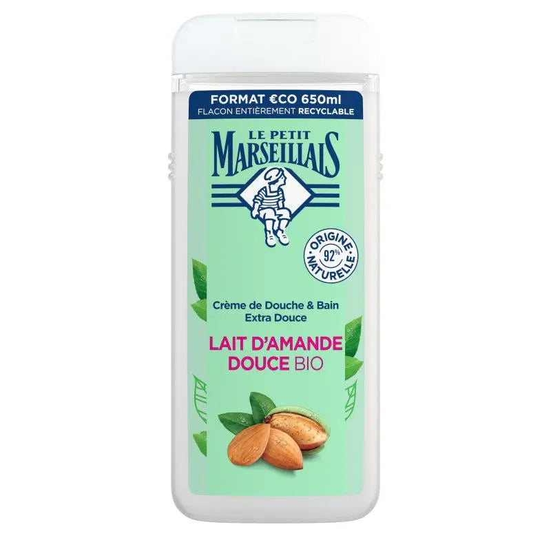 Le Petit Marseillais Gel De Ducha Corporal Extra Suave, Leche De Almendras Dulces Bio , 650 ml