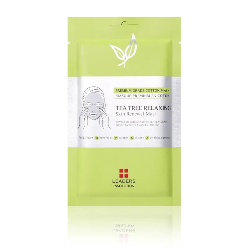 Leaders Tea Tree Relaxing Skin Renewal Mascarilla, 25 ml