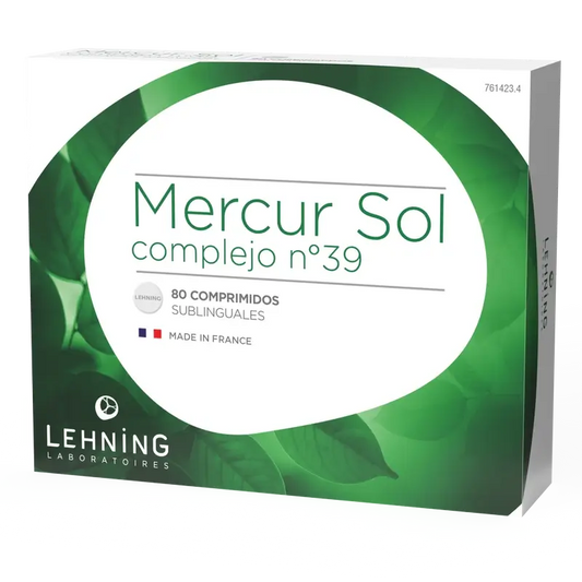 Lehning Mercur Sol Complejo Nº 39, 80 cápsulas