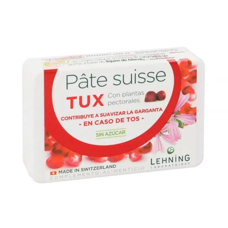 Lehning Pâte Suisse Tux, 40 caramelos