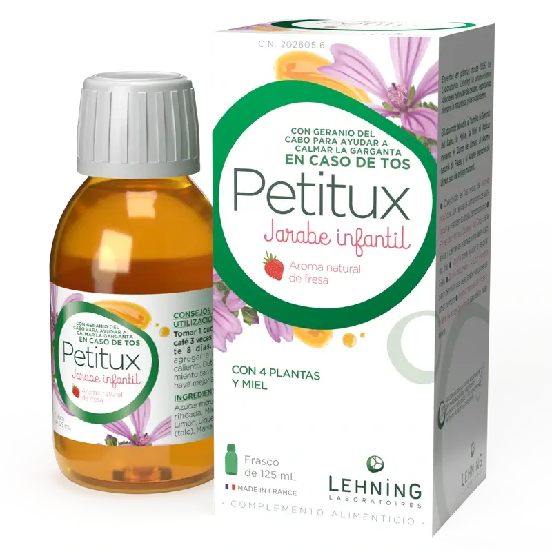 Lehning Petitux Jarabe Infantil 125Ml.