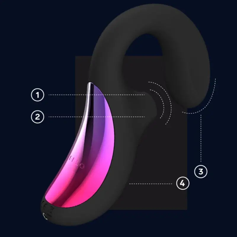 Lelo  Enigma Cruise Masajeador Sonico Doble Estimulacion Negro