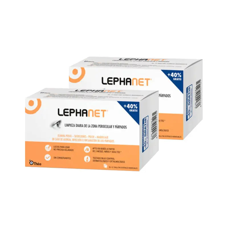 Lephanet Toallitas Limpiadoras 2x30 Unidades + 12 Gratis