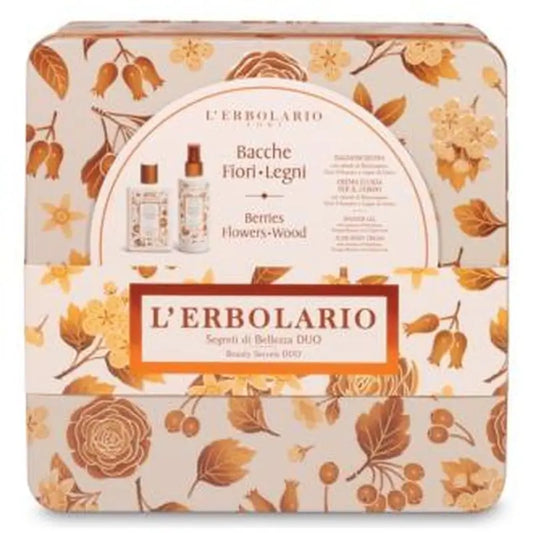 L´Erbolario Bayas Flores Duo Gel Baño+Crema 250+200Ml. 