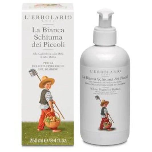 L´Erbolario Gel Espuma Blanca Niños Cuerpo Cabello 250Ml. 